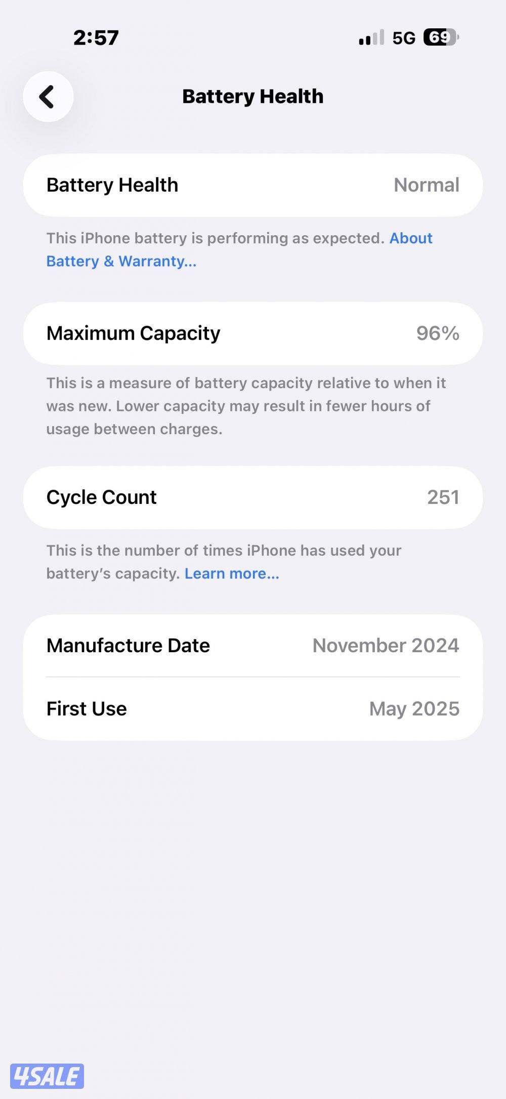 iPhone 16 pro max 512G 96%🔋 zero scratch2