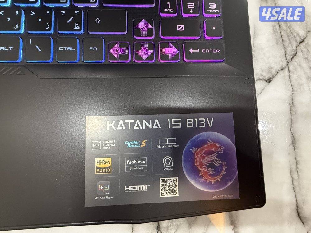 للبيع لابتوب MSI KATAKANA 15 Gaming1