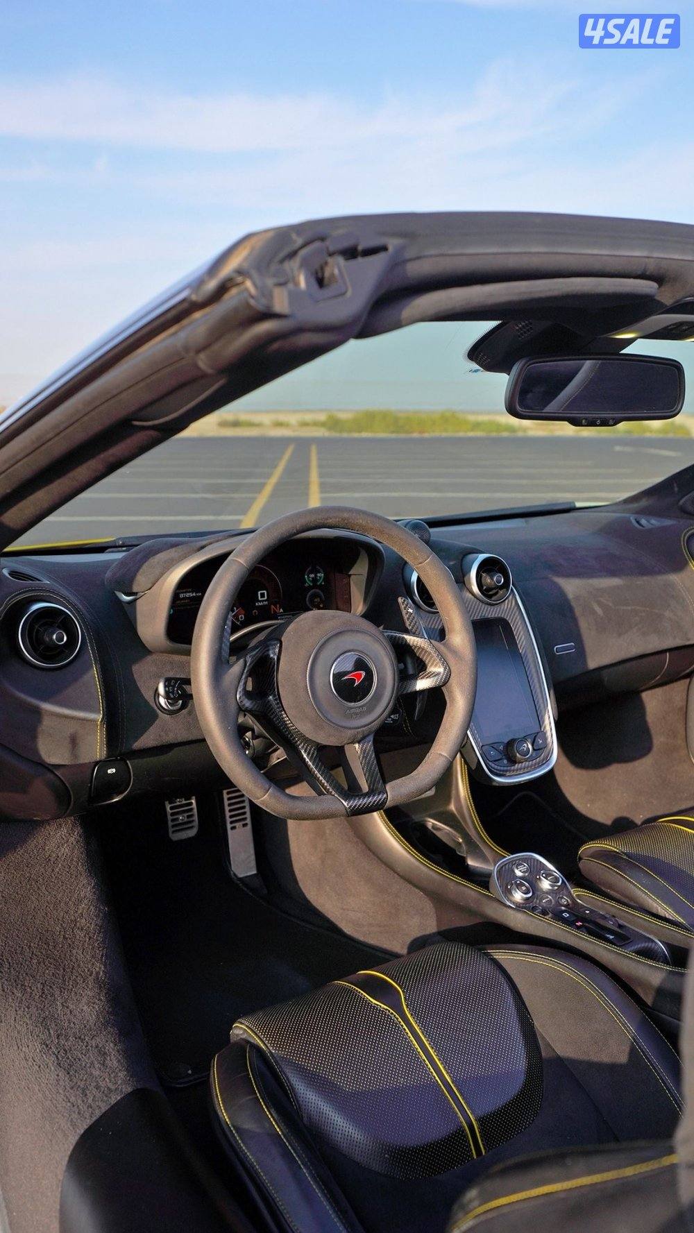 ماكلارين سبايدر مميز 570S موديل 2018  مكفول✔️7