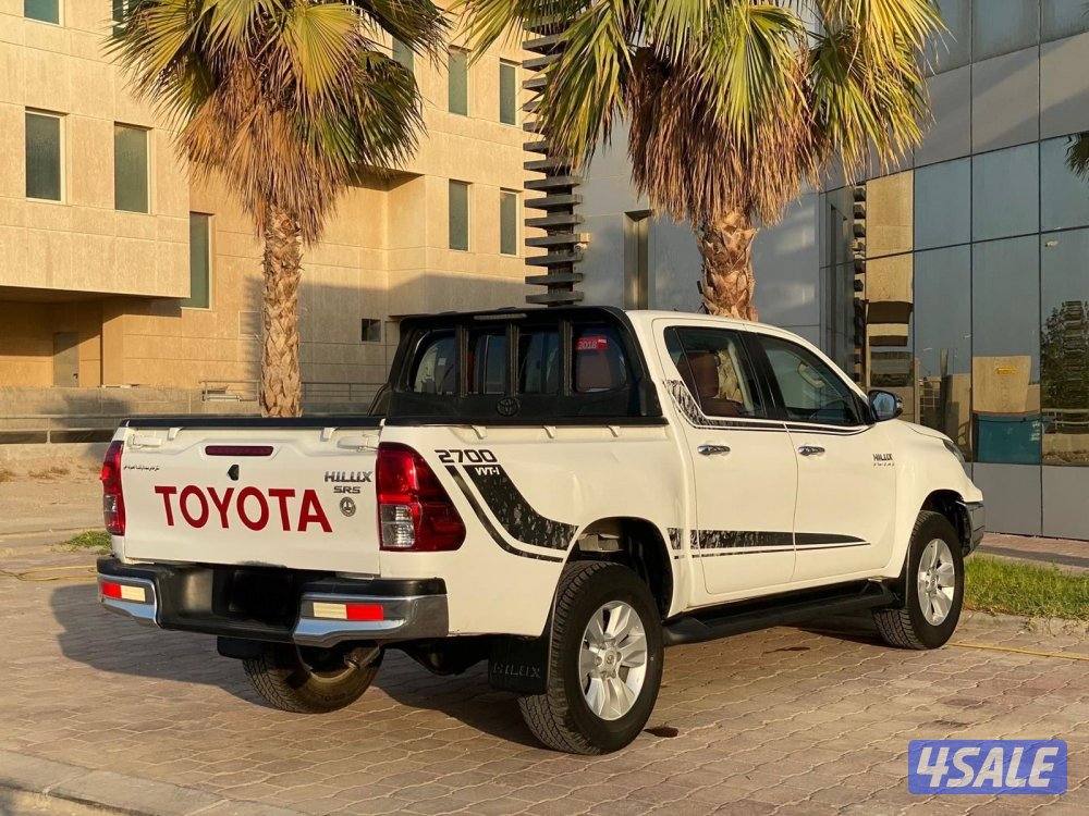 هايلكس دبل تماتيك 2018 صبغ وكاله ماشي 140 الف4