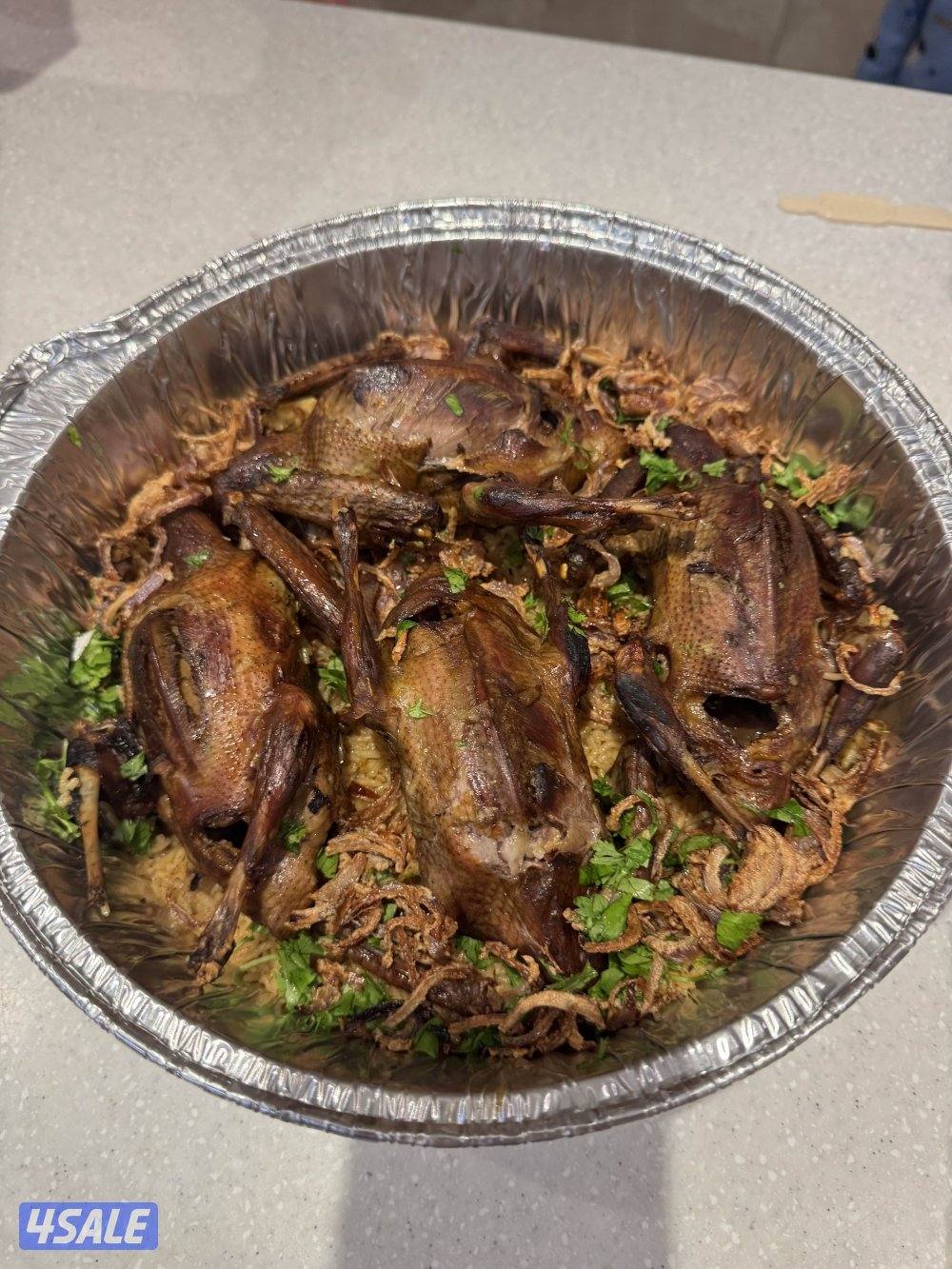 جاهز للاكل فروخ زاجل + لاحم فرنسي +بط وبيبي جكن وفري شرط السمنه والحجم6