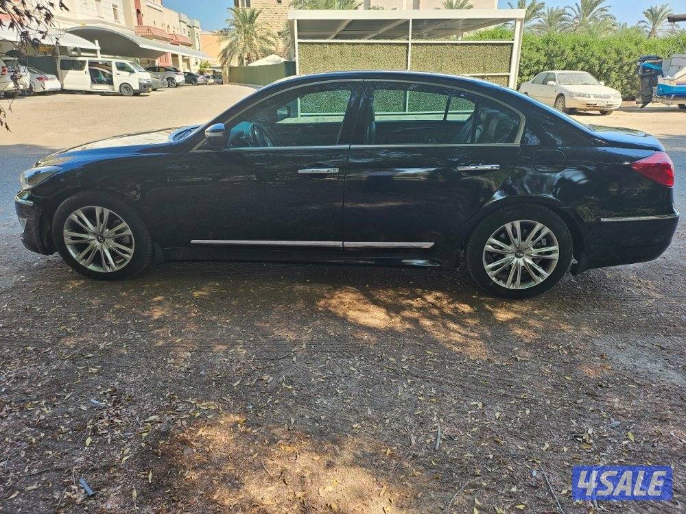 للبيع جينسيس g80 موديل 2013 صبغ الوكاله . فول اوبشن . جلد . فتحه .2