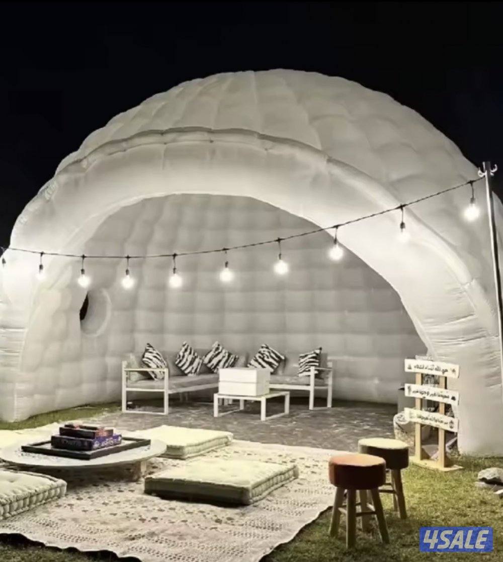 قبة خيمة هوائية المظلة المأوى مع منفاخ الهواء الحجم 4.5mlx4mWx2.8mH1