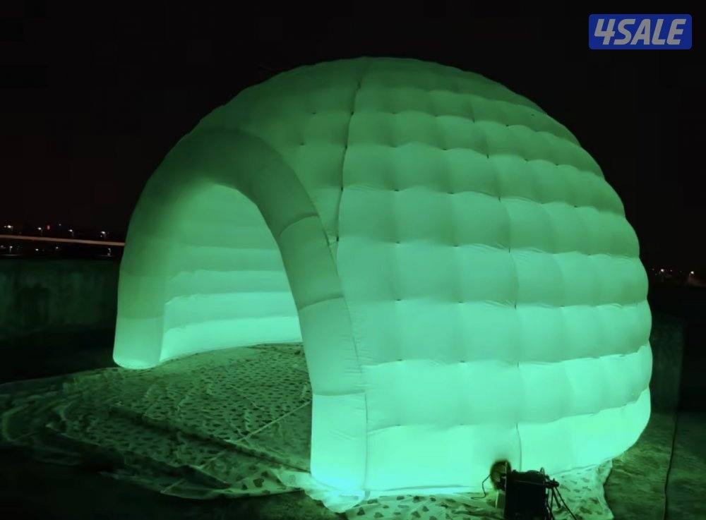 قبة خيمة هوائية المظلة المأوى مع منفاخ الهواء الحجم 4.5mlx4mWx2.8mH2