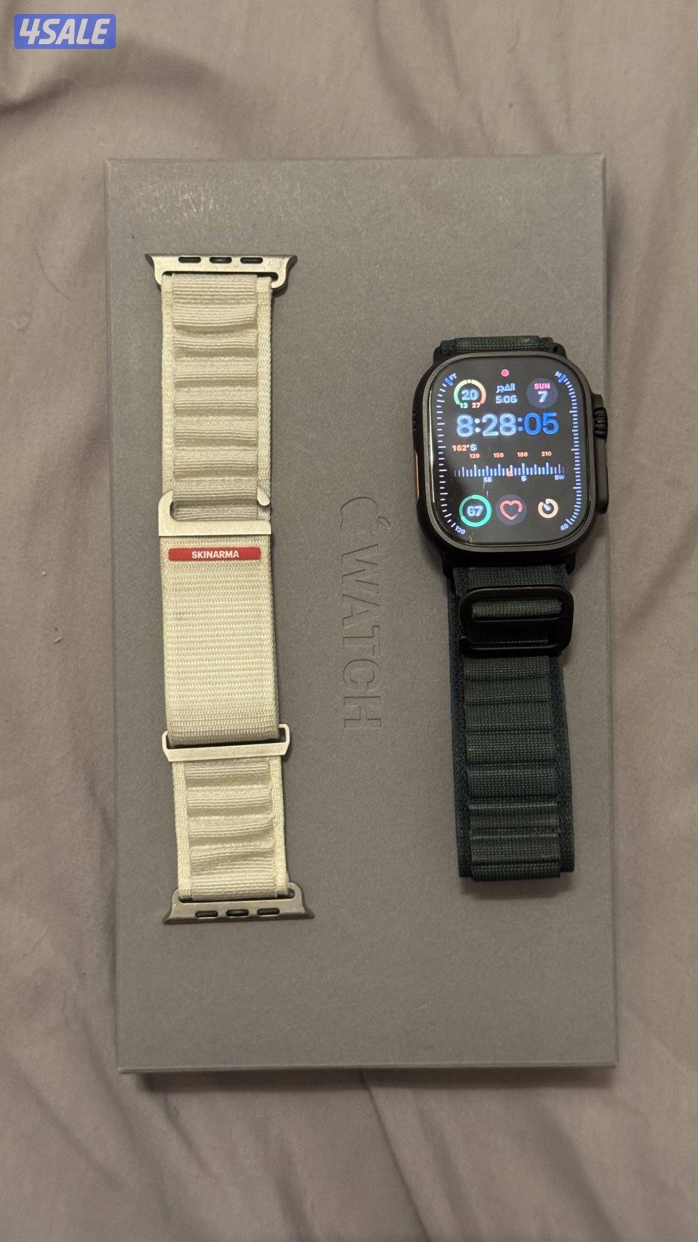 ساعة ابل الترا ٢ بلاك3