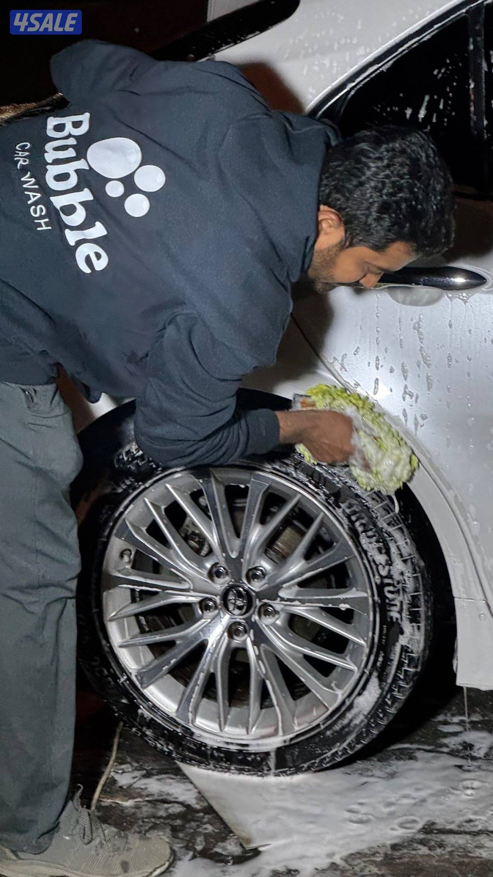 ببل غسيل سيارات متنقل | Bubble Car Wash Service9