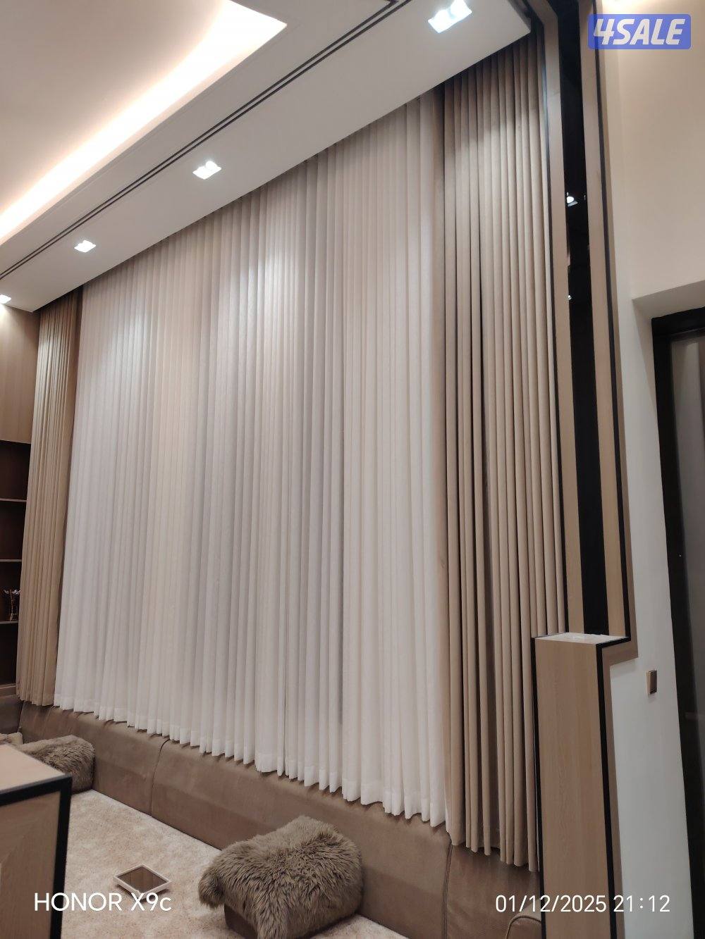 تفصيل جميع انواع الستائر بأفضل الخامات افضل السعر3