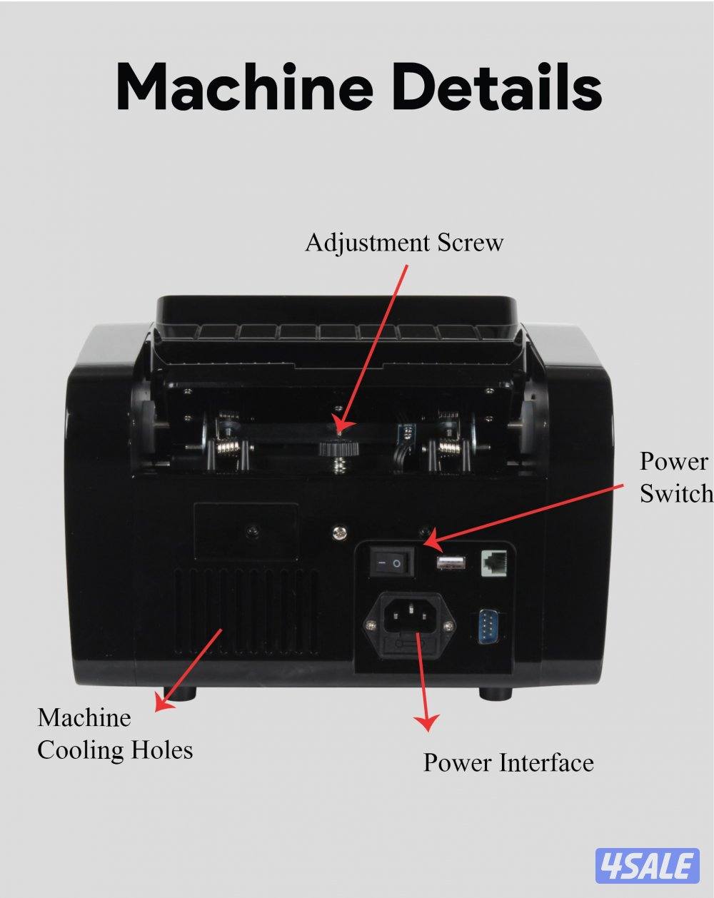للبيع ماكينة عد النقود دقيقة5