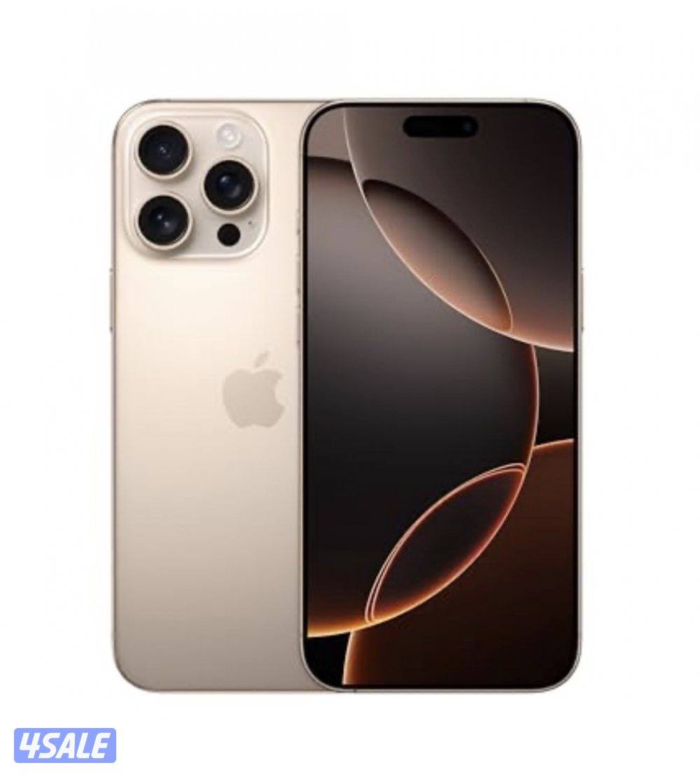 ايفون 16 برو ماكس كالجديد تمام غير مفتوح بدون خدش البطارية 95٪3