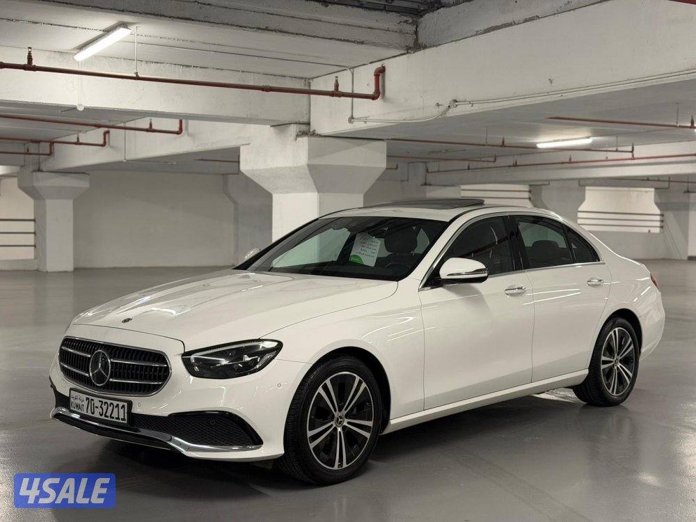 مرسيدس E250 موديل : 2021 عداد مسافات قليل : 34 الف KM بحالة المصنع0