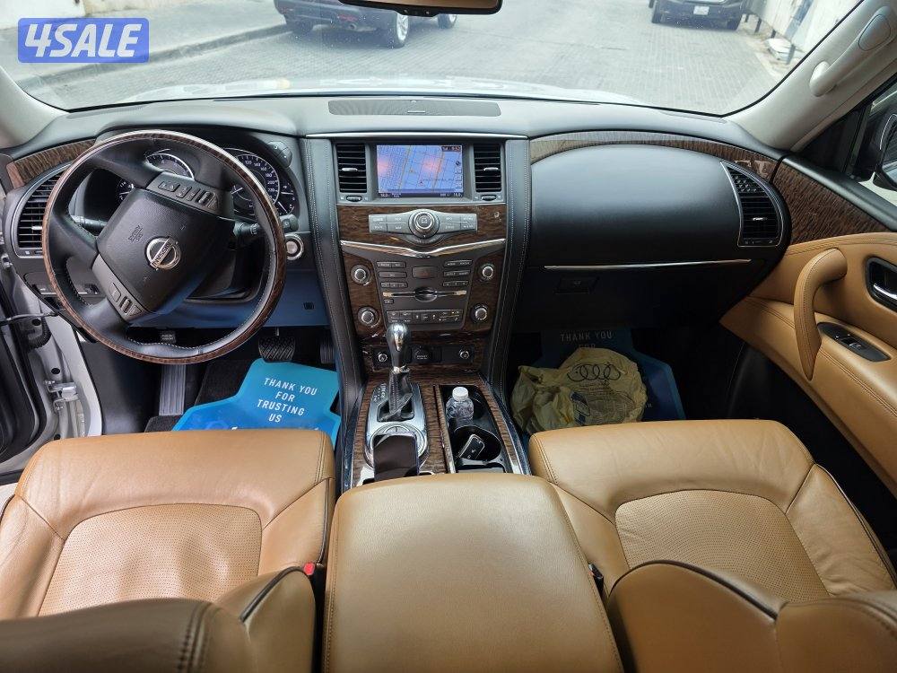 للبيع نيسان باترول بلاتينيوم سيتي الفل خمس كاميرات7