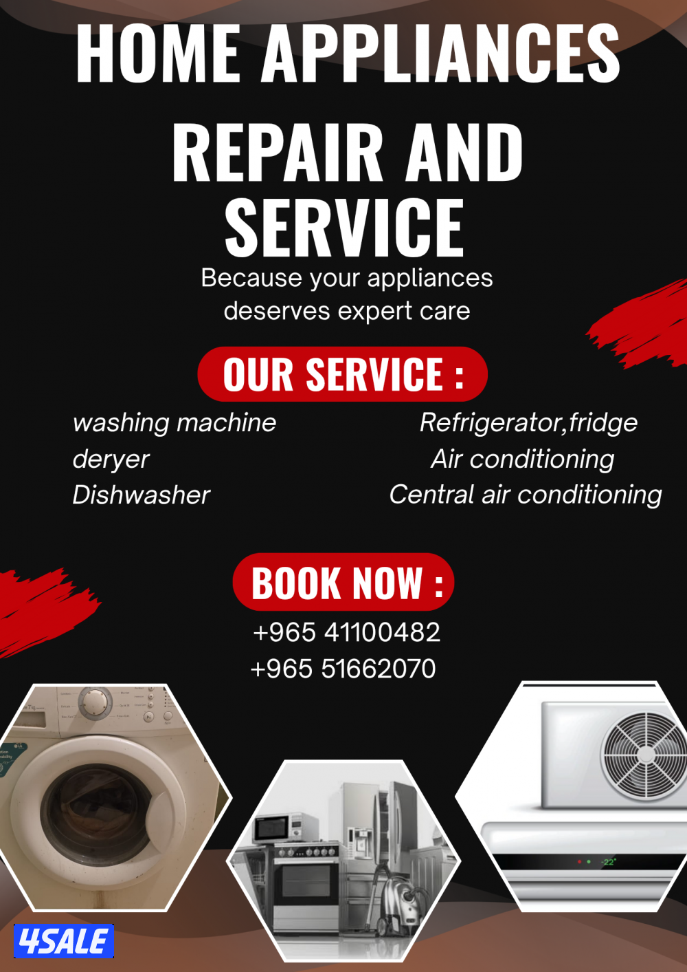 washing machine repair, dryer repair, refrigerator repair0