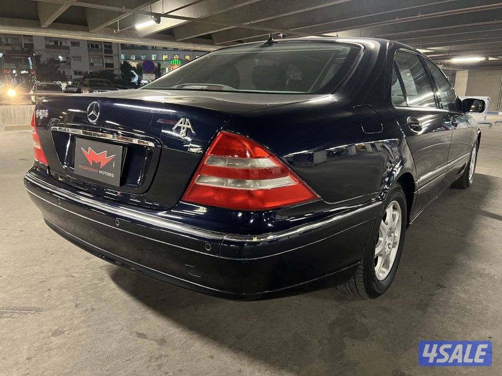 مرسيدس S320L موديل 2001 وارد البشر عداد 94,0001