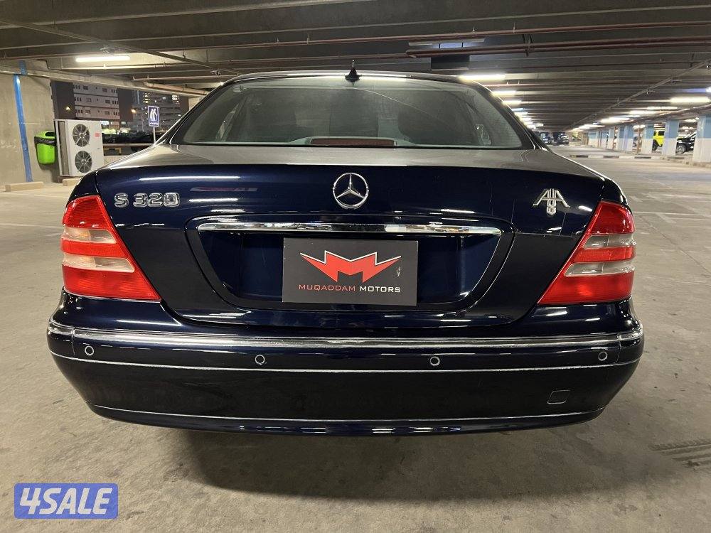 مرسيدس S320L موديل 2001 وارد البشر عداد 94,0002