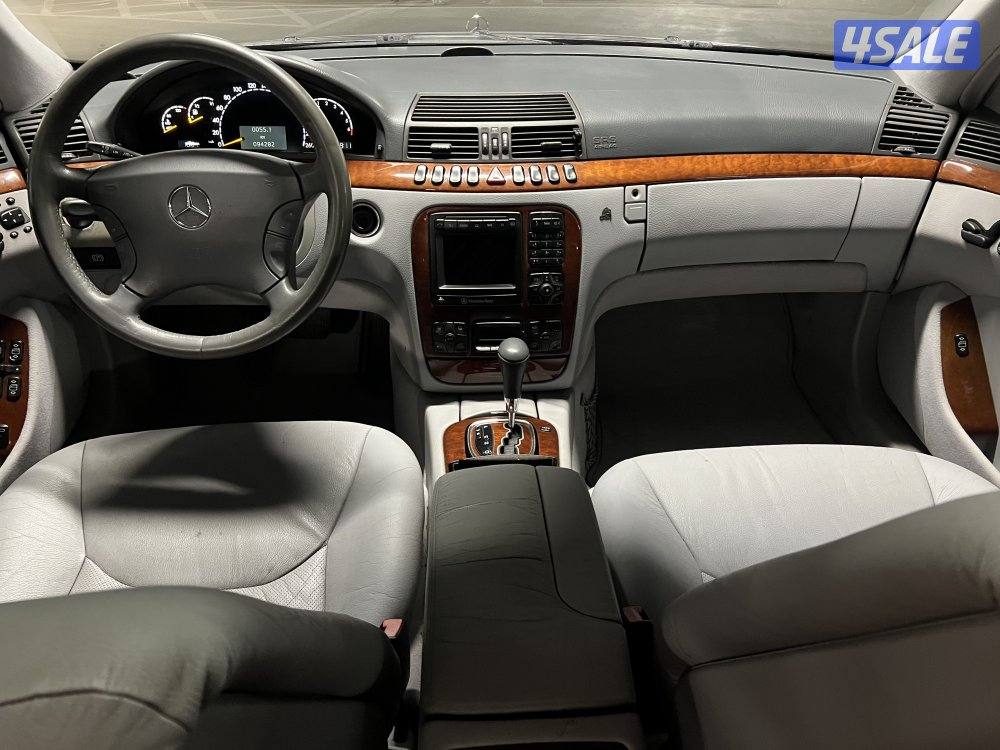 مرسيدس S320L موديل 2001 وارد البشر عداد 94,0005