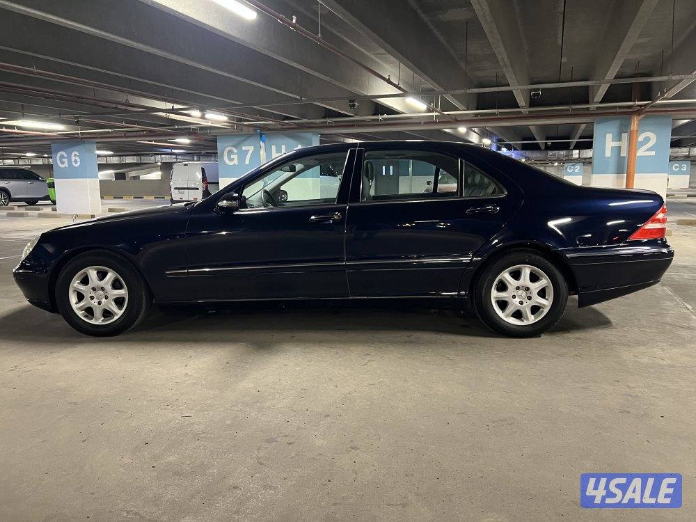 مرسيدس S320L موديل 2001 وارد البشر عداد 94,0007
