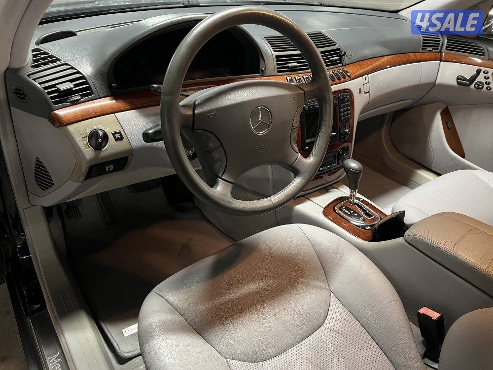 مرسيدس S320L موديل 2001 وارد البشر عداد 94,0008