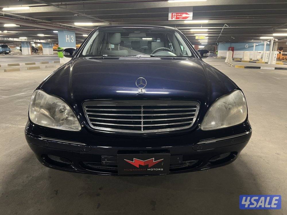 مرسيدس S320L موديل 2001 وارد البشر عداد 94,0009