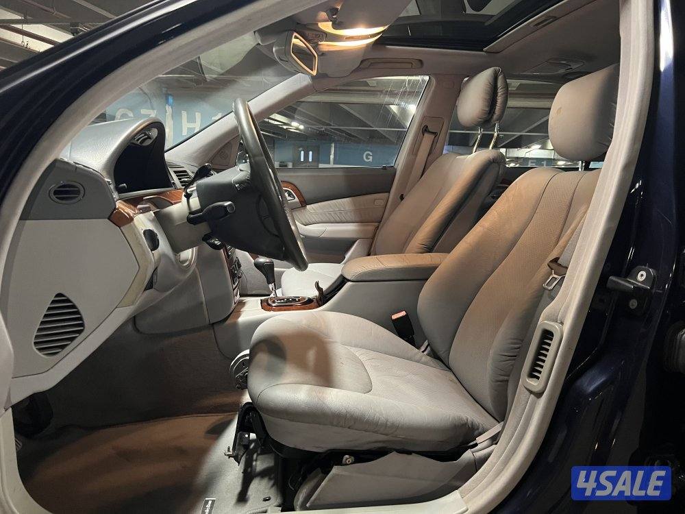 مرسيدس S320L موديل 2001 وارد البشر عداد 94,00010