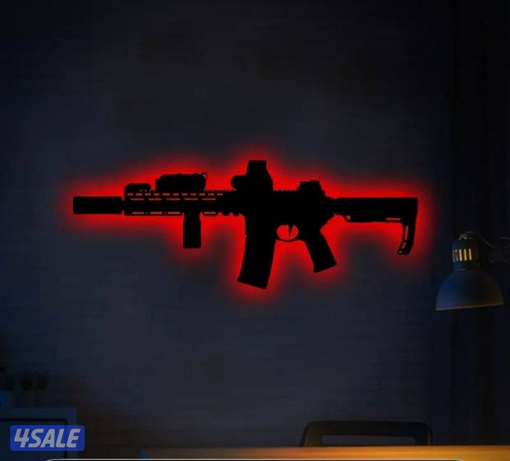 ديكور سلاح مضيء متعدد الألوان1