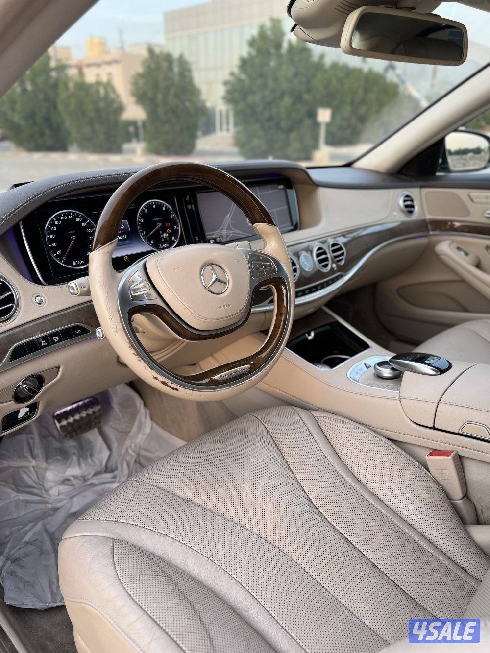 للبيع مرسيدس s400 موديل2015 وارد البشر8