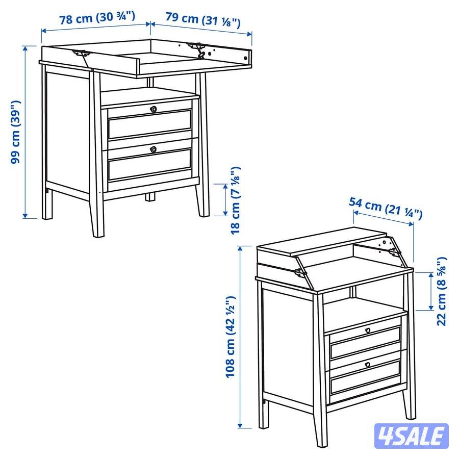 طاولة تبديل/تغيير من ايكيا3