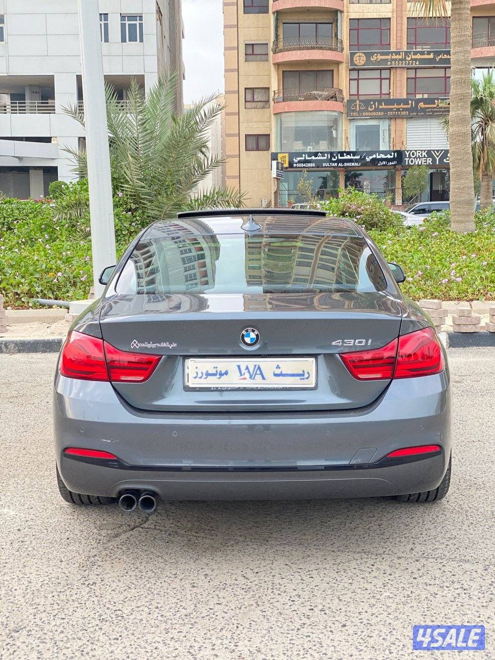 🔺بيع🔺شراء🔺تثمين🔺للبيع بي ام دبليو 430i موديل 2019 عداد 154 ال12