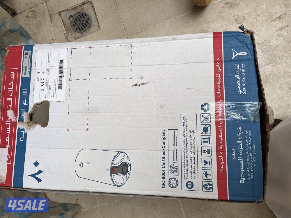 سخان مياه 80 لتر جديد لم يستعمل نهائي الخزف السعودي2