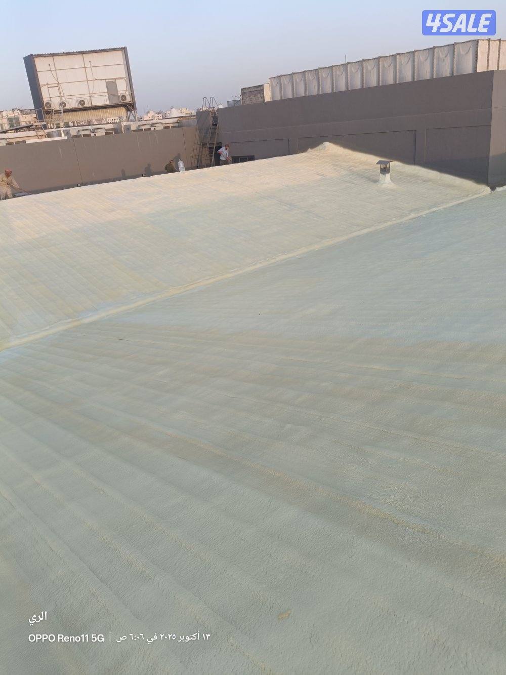 مقاول عازل لجميع انواع العازل والرش الامريكي ودكتات التكييف والكريبي و0