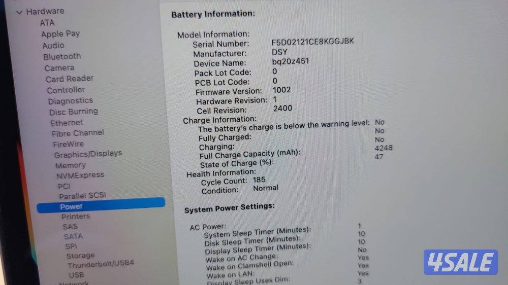 ماك بوك 2020 ( i5 ) شبة جديد5