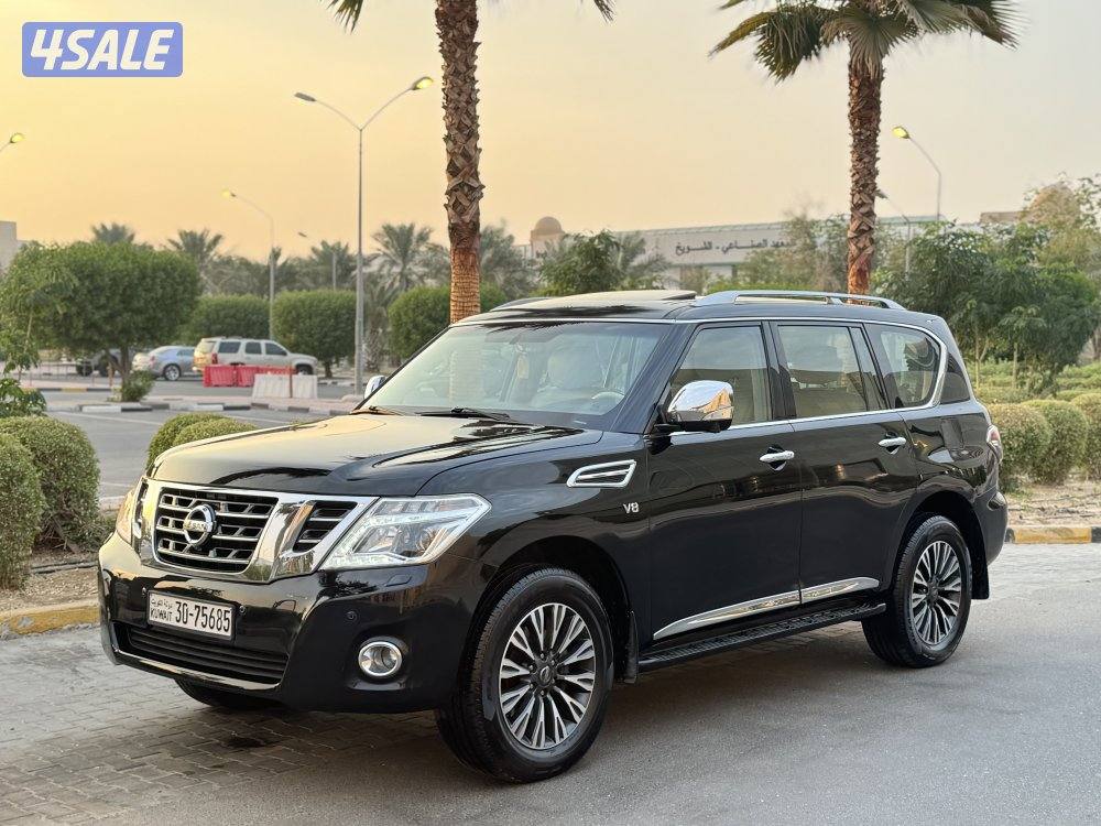 نيسان باترول بلاتنيوم سيتي موديل 2015 بحاله الوكاله0