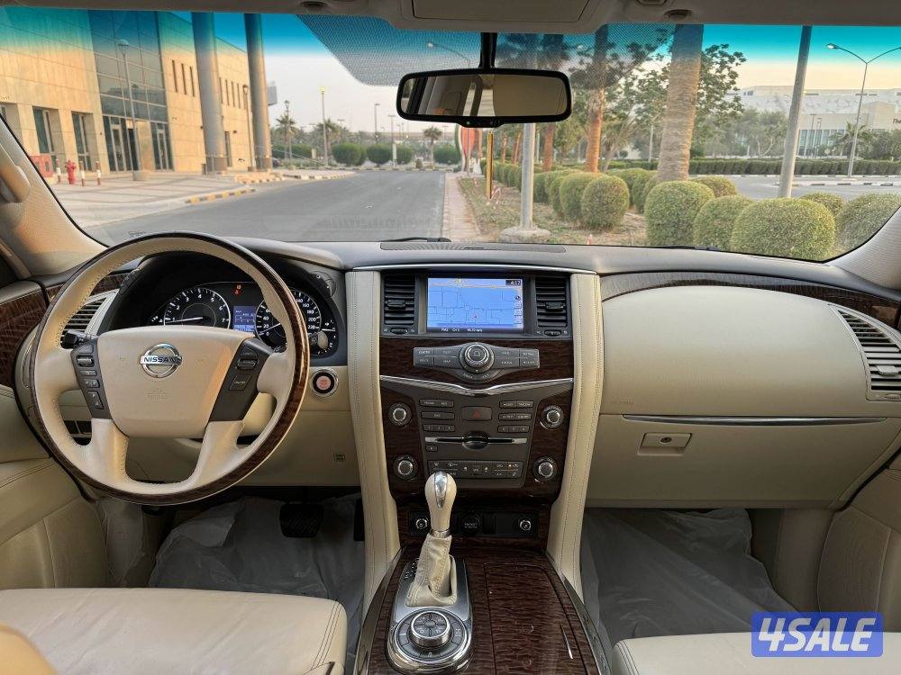 نيسان باترول بلاتنيوم سيتي موديل 2015 بحاله الوكاله9