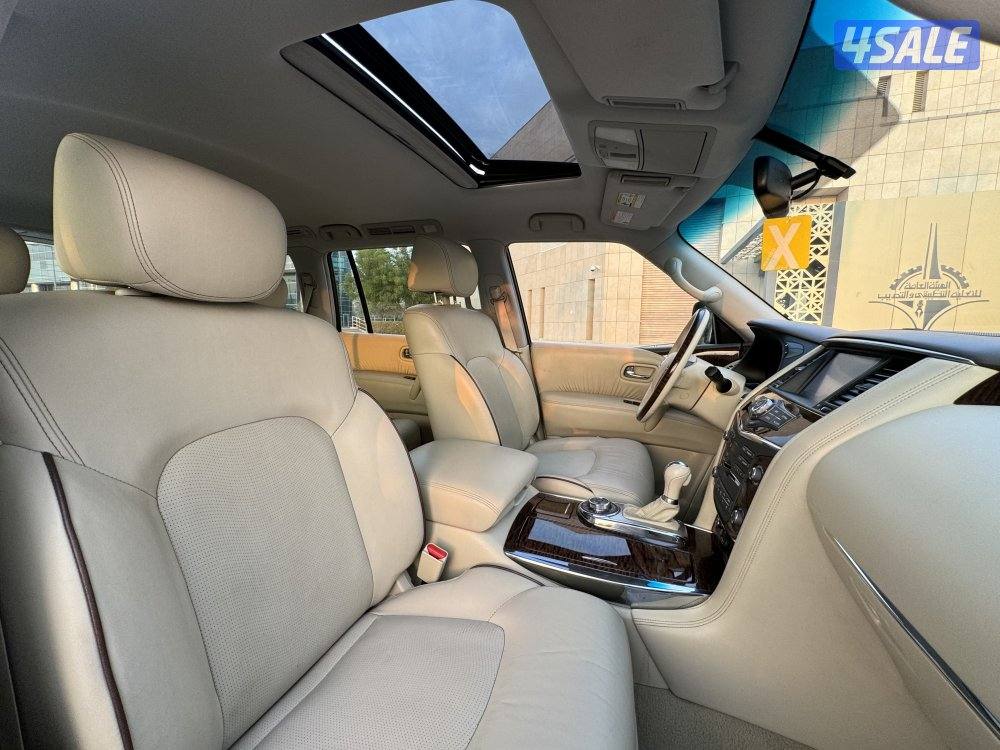 نيسان باترول بلاتنيوم سيتي موديل 2015 بحاله الوكاله11