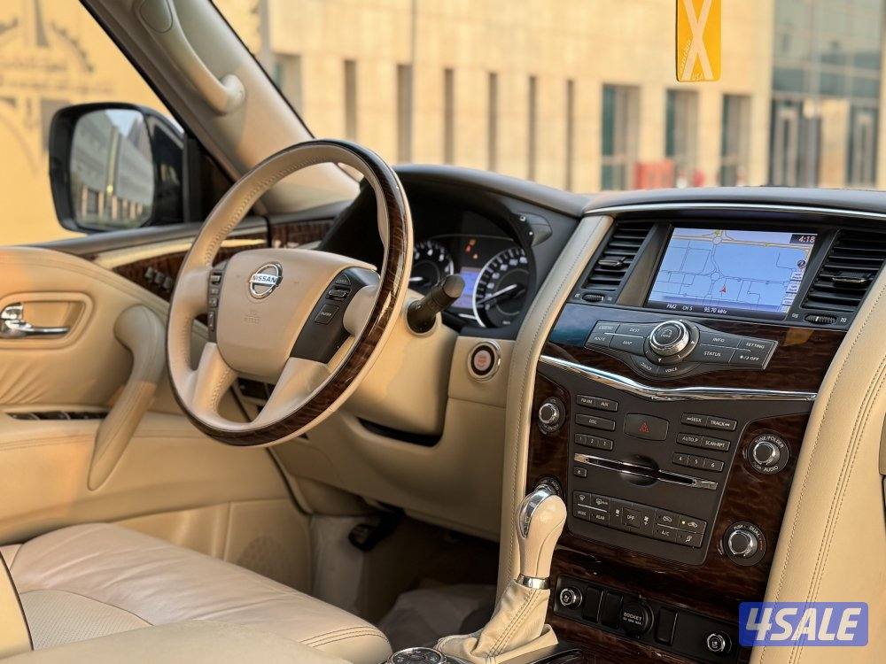 نيسان باترول بلاتنيوم سيتي موديل 2015 بحاله الوكاله14