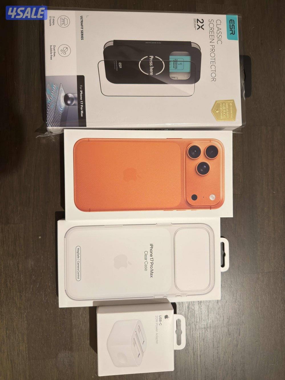 PRO MAX 265 Orange NEW +apple power adaptor,Screen,Case0