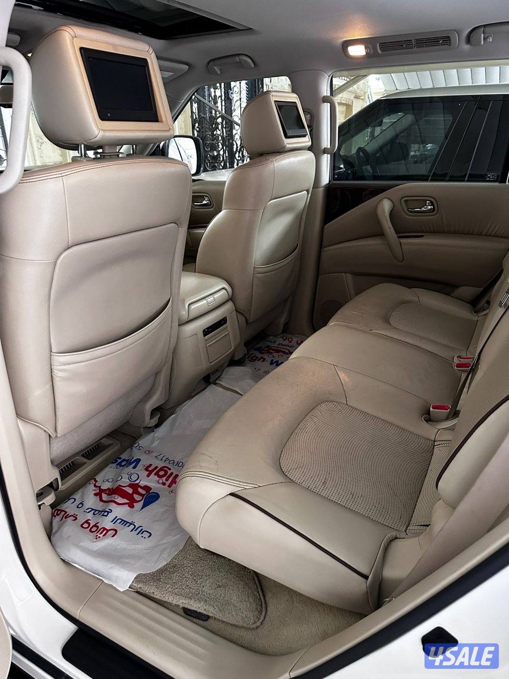 للبيع باترول 2013 SE ٦ سلندر كشنات جلد فتحة شاشات خلفية رنقات ٢٠7