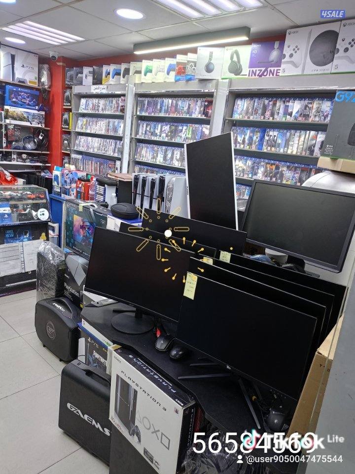 يوجد لدينا جميع الأجهزة بلايستيشن مستعمل وجديد ومهكر وسكان وفير ونتدو6