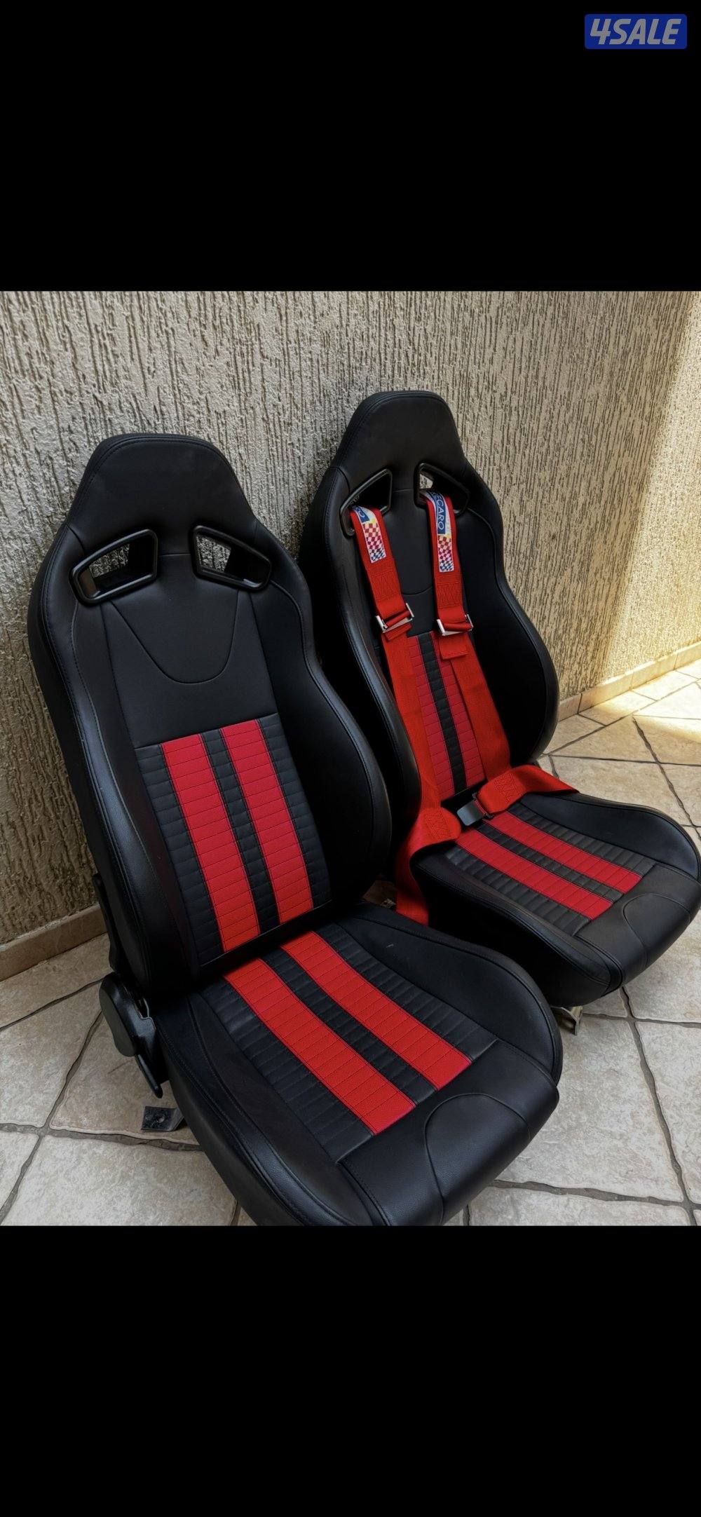 كشنات ريكارو مع حزامات السايق1