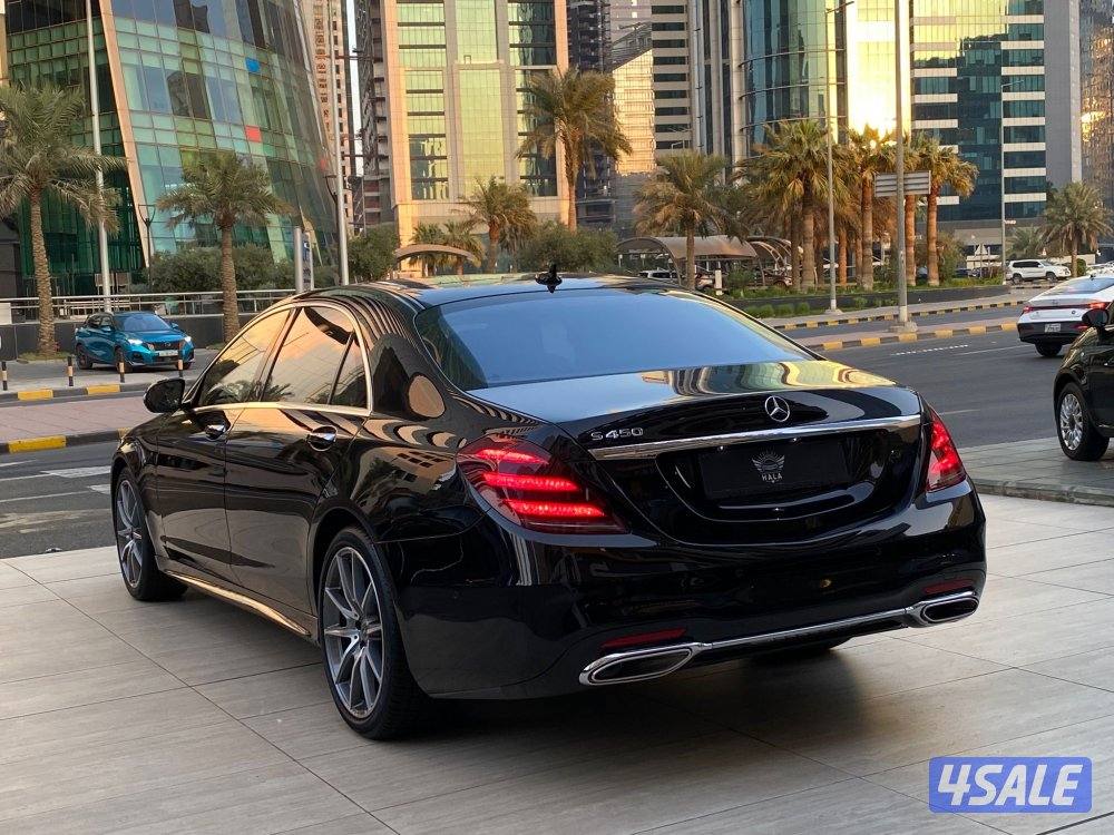 مرسيدس S450 موديل 2019 عداد 99 الف كيلو فقط وارد الوكاله شرط الفحص2
