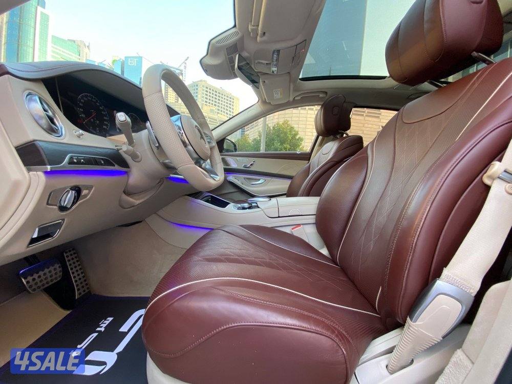 مرسيدس S450 موديل 2019 عداد 99 الف كيلو فقط وارد الوكاله شرط الفحص5