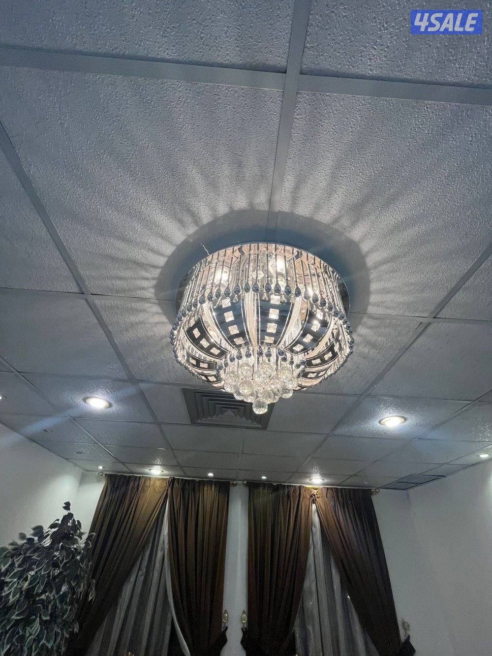 ٣ ثريات سقفية مع بلوتوث متعدده الالوان4