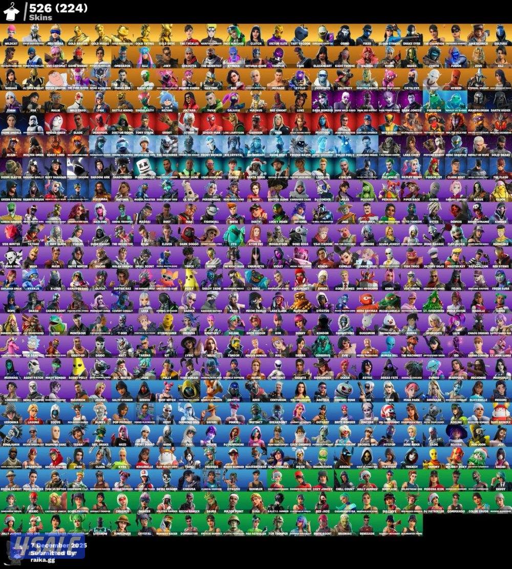 حساب فورتنايت فخم0