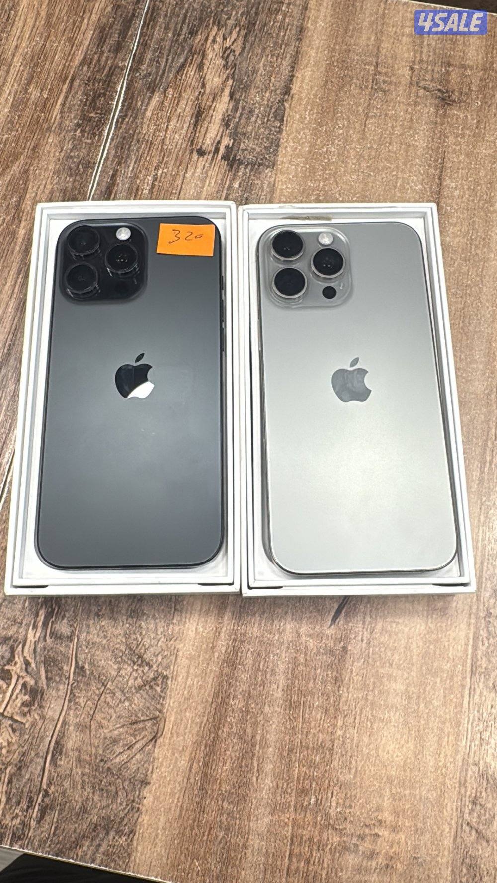 ايفونات 16 برو ماكس بحالة الجديد بطاريات 100% جميع الالوان ك2