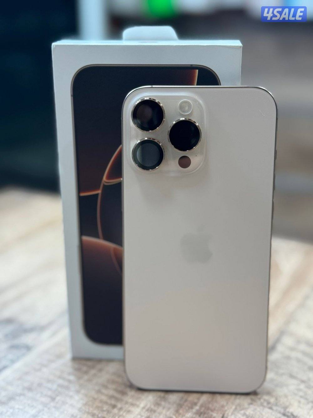 ايفونات 16 برو ماكس بحالة الجديد بطاريات 100% جميع الالوان ك4