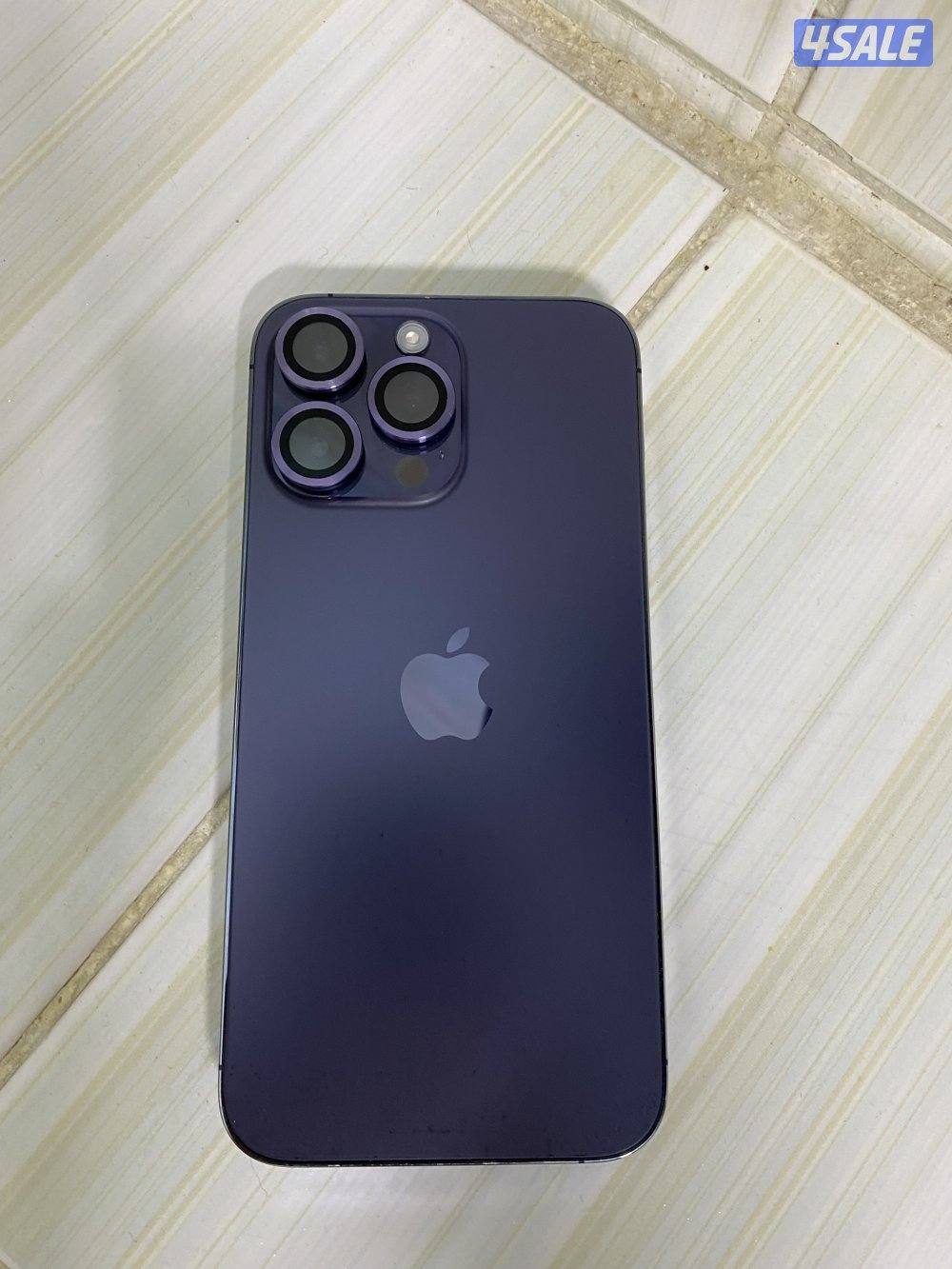 للبيع ايفون 14 برو ماكس بنفسجي 512 جيجا ولا مره انفتح0