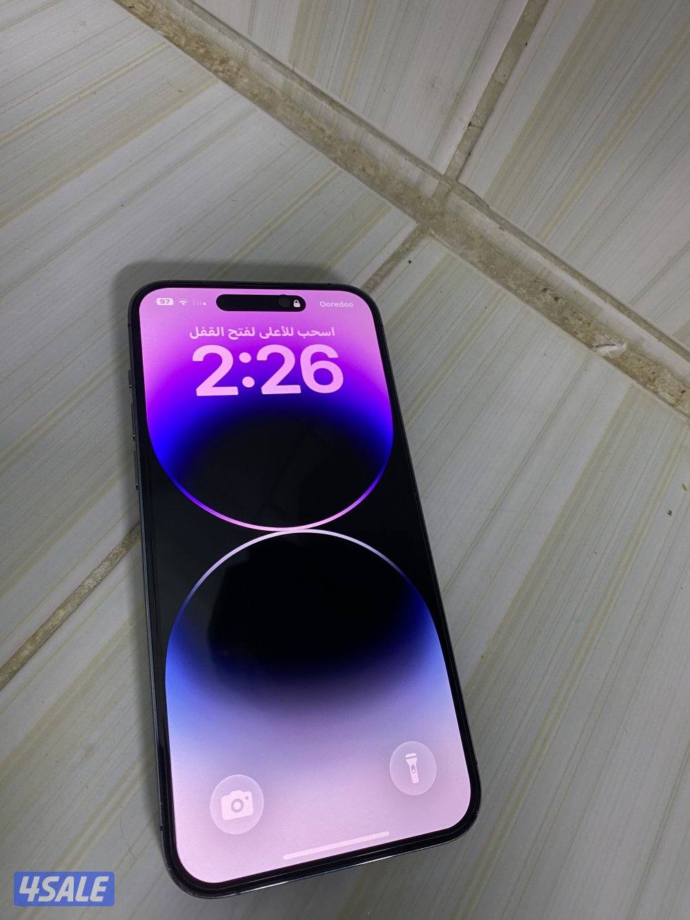 للبيع ايفون 14 برو ماكس بنفسجي 512 جيجا ولا مره انفتح1