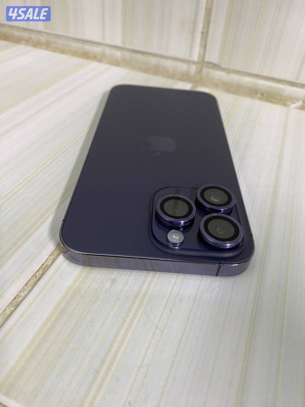 للبيع ايفون 14 برو ماكس بنفسجي 512 جيجا ولا مره انفتح3