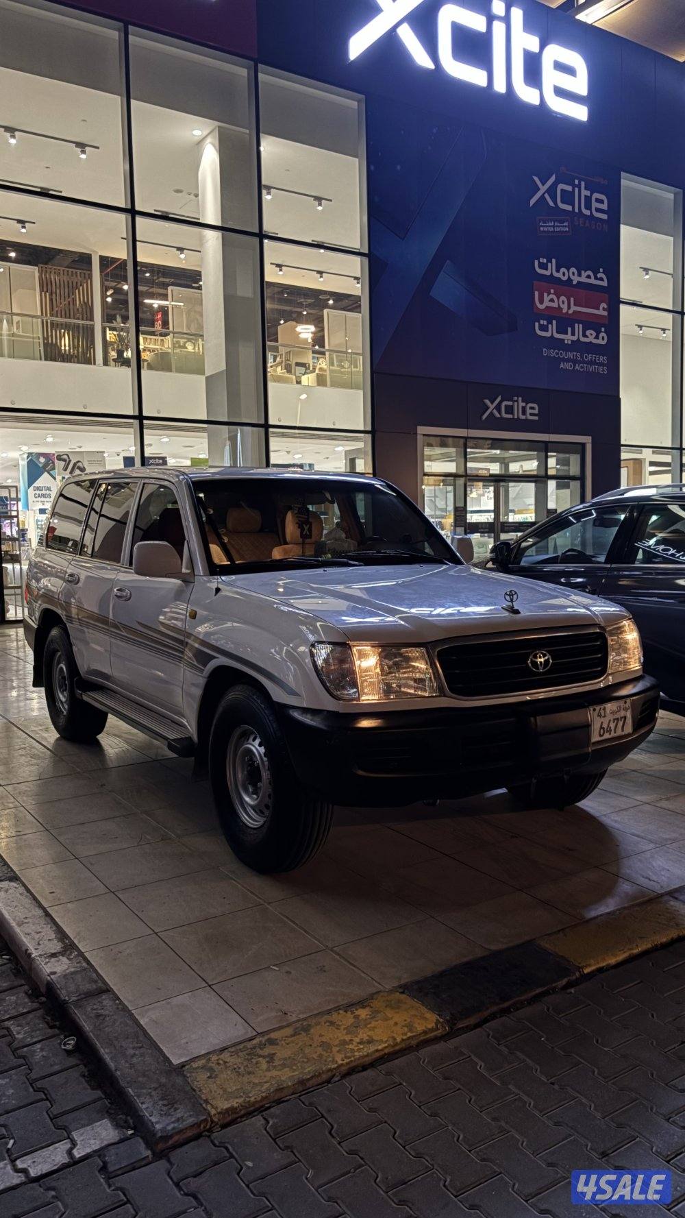 لاند كروز 2001 جي اكس ار محول جي اكس شرط الفحص عليه اربع بوالين 9000