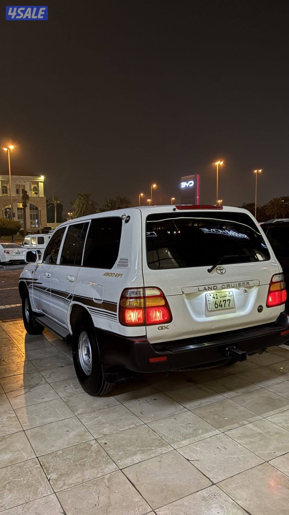 لاند كروز 2001 جي اكس ار محول جي اكس شرط الفحص عليه اربع بوالين 9001