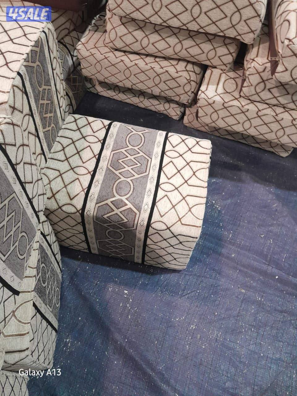 كل ما تحتاجه متوفر لدينا سجاد قص تركي ومساند ضهر تفصال وجاهز ورضيات با9